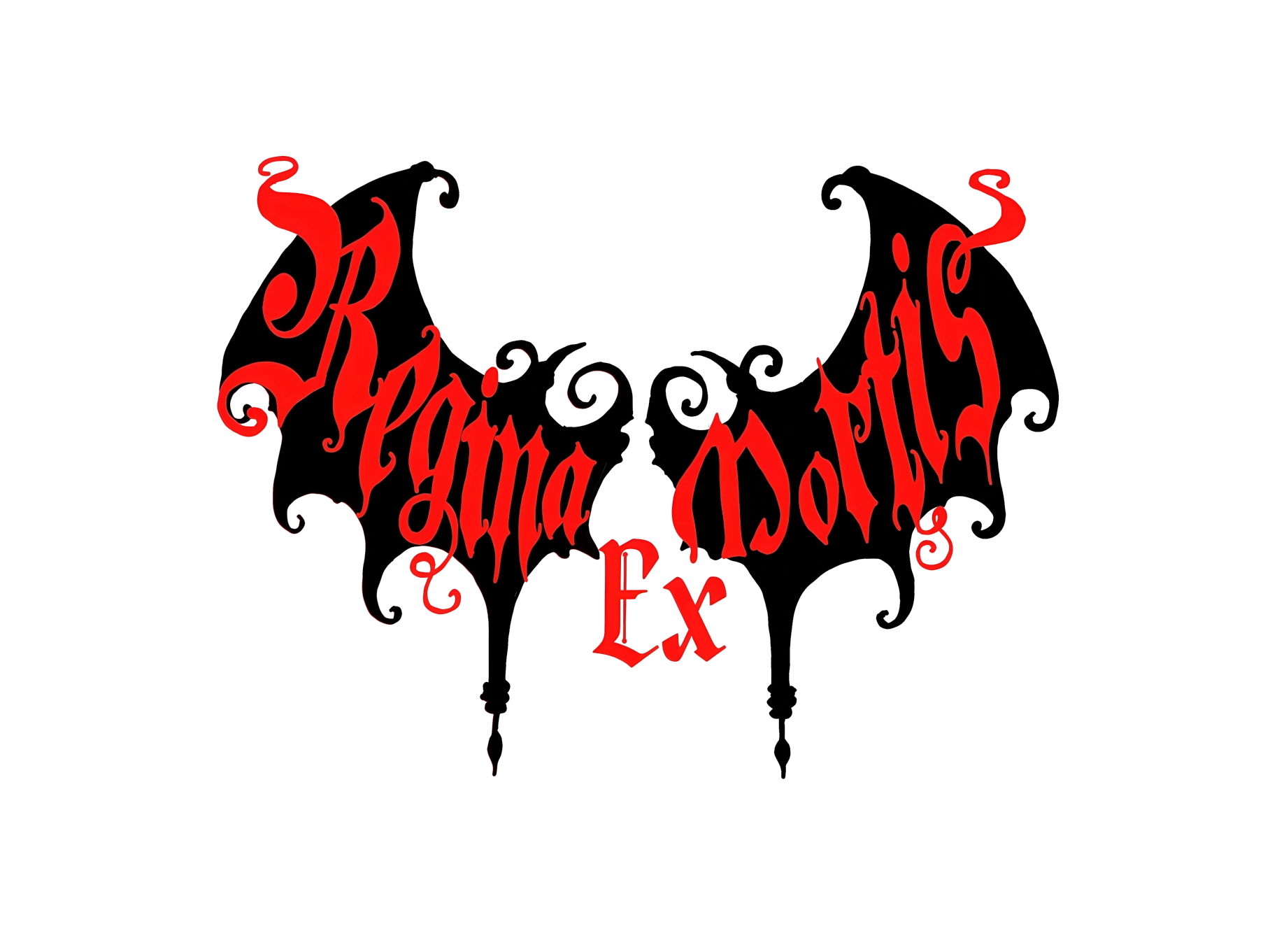 Regina Ex Mortis bat wings emblem